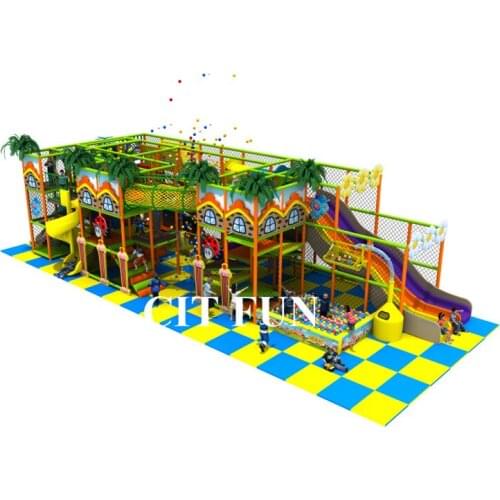 Customize CE certificate Amusement Park Million Ball Pit Indoor playground with big slides IP-032B