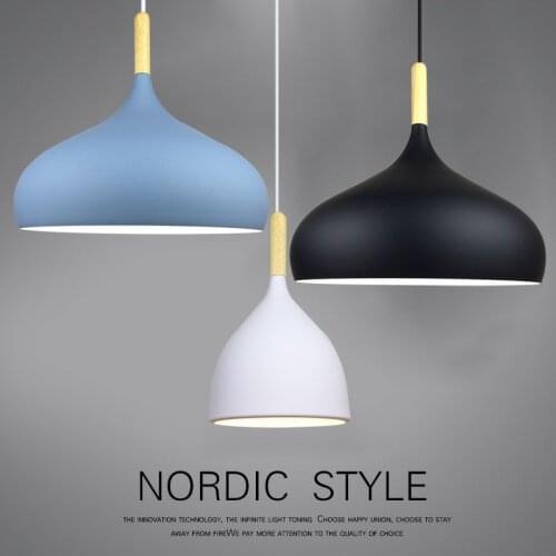 New Nordic Pendant Lights Balcony Dining Table Modern Minimalist Dining Room Bar Lighting Fixture Living Room Bedroom Lampshade