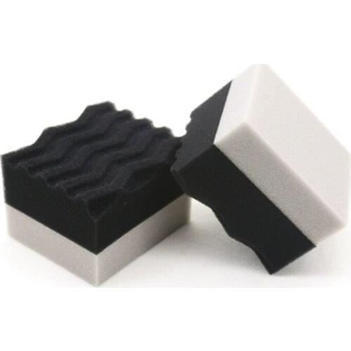 Car Polishing Waxing Sponge Square Car Detailing Hand Tire Wax Sponge High Density Foam Sponge For Auto Household Cleaning