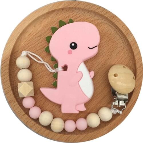 Food Grade Silicone Baby Teether BPA Free Pacifier Chain Set Soft Baby Teeth Pproduct DIY Silicone Newborn Pacifier Teething Toy