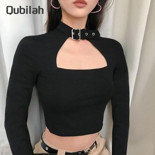 Женские топы и футболки Qubilah China At AliExpress