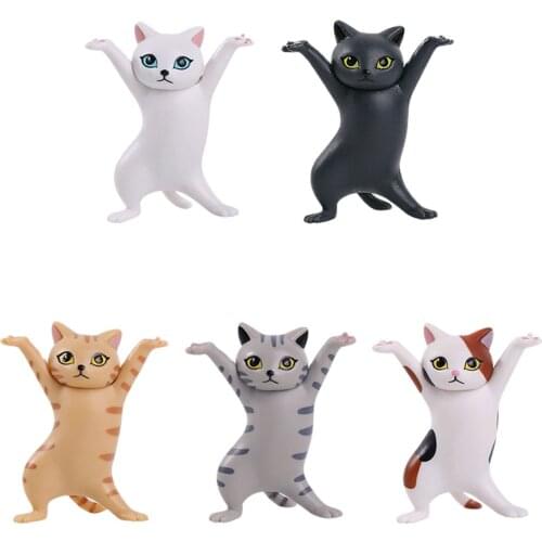 Cartoon Cat Decoration Pen Pencil Holder Ornaments Supplies Cute Cat Decorations Home Office Organizador Escritorio Organizer