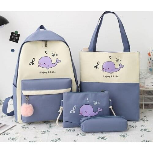 Schoolbag female ins wind Korean student campus Harajuku college student backpack shoulder bag female 2022