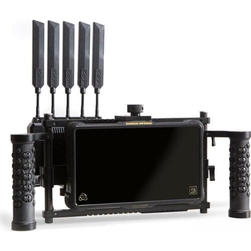 Vaxis Director Monitor Cage System Compatible with 5-9 inch Monitors Handhled V Mount Battery plate