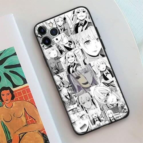 Saotome Mary Momobami Ririka Kakegurui Glass Silicone Phone Case FOR IPhone SE 6 7 8 Plus X XR XS 11 12 Mini Pro Max Cover Shell