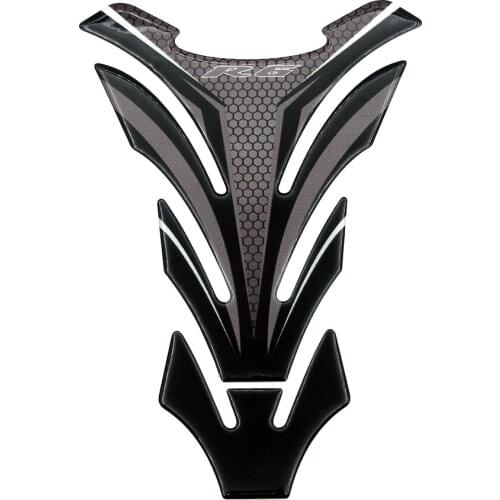 New Motorcycle Carbon-look 3D Resin Reflective Sticker For Yamaha R6 YZF R 6 YZF-R6 Tank Pad Protector Stickers Fish Bone Decals