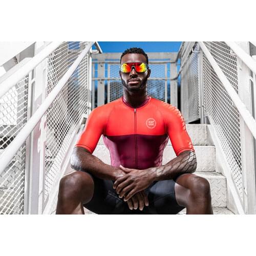 Kapvoe Men Cycling Jersey Long Sleeves Fit Comfortable Cycling Jersey Set Breathable Summer Short Sleeve Ropa Ciclismo Bicycle