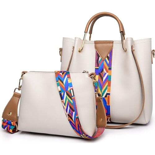 Women Bag Shoulder Handbag Women Vintage Messenger Bags Fashion Luxury Top-Handle Composite Bag Purse Wallet Leather