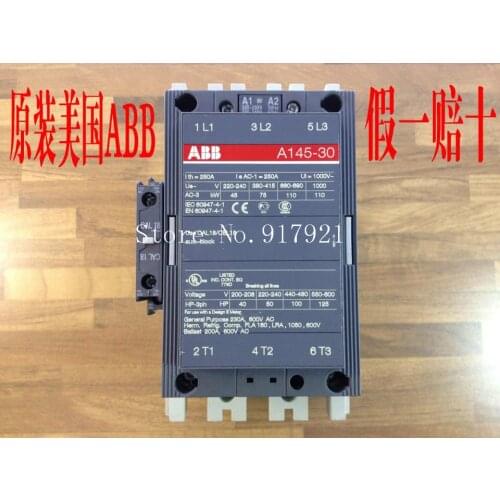 [ZOB] The United States original (Swedish) A145-30-11 A series contactor AC/220-230V genuine original
