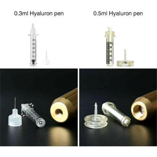 0.5ML 0.3ml Transparent Binnenkomen Full Face Essence Needle For Syringe Can Be Cleaned Replaced Simple Mollige huidTo Operate