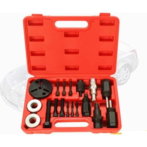 18pc Automotive Air Conditioning Compressor Clutch Removal Tool Car ac Pump Repair Repair Manual Set Tool