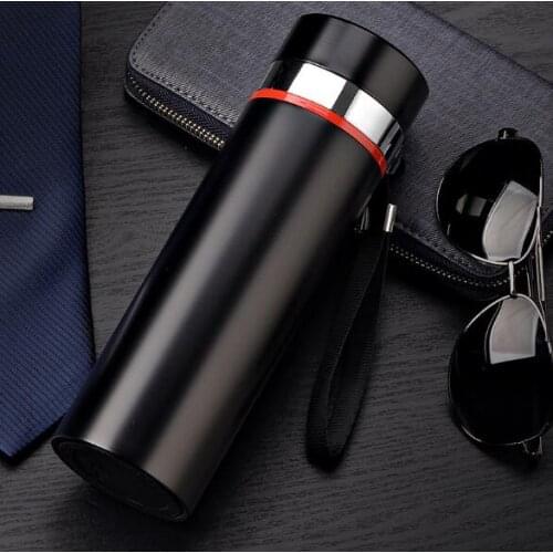 450ml creative 304 vacuum stainless steel vacuum cup for men and women business water cup outdoor car straight body cup