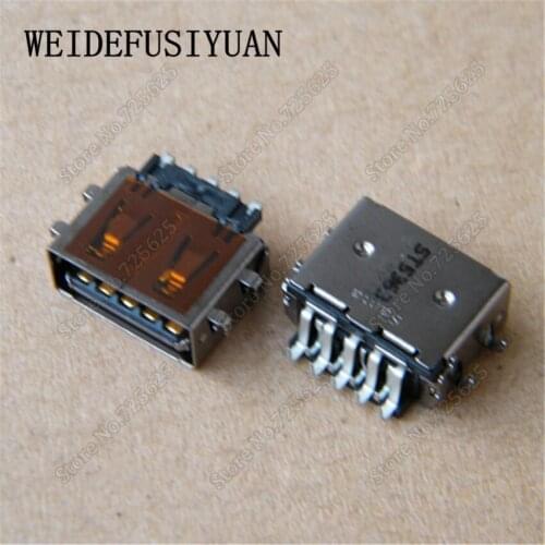 50-100pcs USB 3.0 Female Socket Port Plug Jack Type-A 90 degree DIP 9pins 12mm Connector