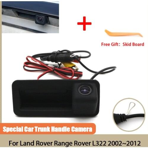 Car Trunk Handle Rear View Reversing Camera For Land Rover Range Rover L322 2002~2012 CCD Full HD Night Vision Reverse Camera