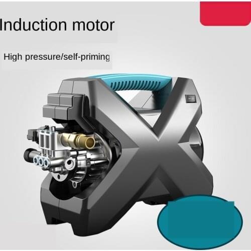 Car washing machine high pressure water pump artifact home and commercial 220V portable car high power brush car washing machine
