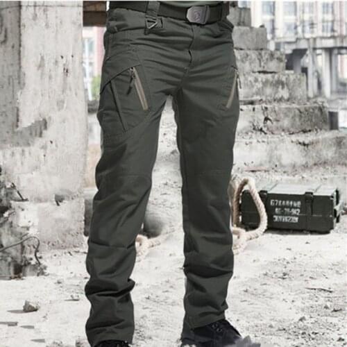 Military Tactical Pants Men SWAT Combat Army Trousers Many Pockets Outdoor Hikling Waterproof Wear Resistant Casual Cargo Pants