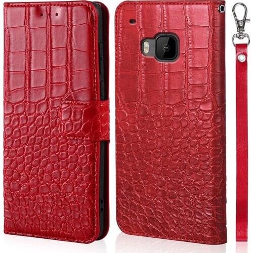 Crocodile Leather Flip Wallet Case For HTC U Ultra Ocean Note Cover for HTC One M10 M9 5.0 inch M8 M8s M8 mini / One mini 2 Case