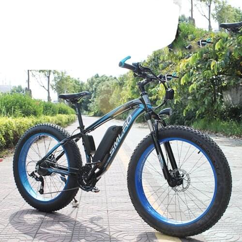 48V 1000W Electric bike Electric Mountain Bike 26'' Tires 1000W Motor 45km/h Max Speed 60km 17.5Ah battery LCD Display e-bike