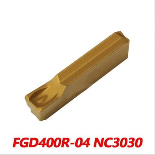 100% Original FGD FGD400R-04 NC3030 PC9030 Carbide Insert Blades Used For Stainless Steel And Steel Processing Quality Assurance