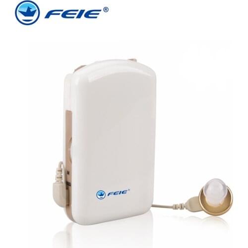 S-7A Pocket Hearing Aid Sound Amplifier for Severe Hearing Loss Adjustable Voice Volume with Earplugs Ear Care Hearing Aids