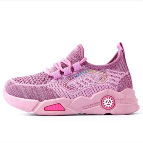 Summer New Kids Fashion Sneakers Boys Girls Mesh Breathable Running Shoes Lightweight Children Casual Walking Shoes