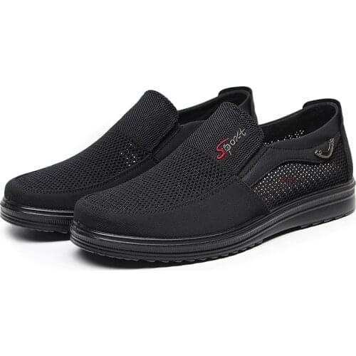 2021 Light Mesh Men Shoes Comfortable Casual Mens Fashion Sneaker Breathable Non-slip Wear-resistant Outdoor Walking Shoes 48