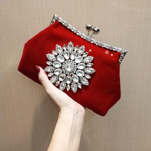 Luxy Moon Crytsal Wedding Clutch Bag for Women Party Evening Bag Rhinestone Purse Luxury Design Women Handbag for Party ZD1719