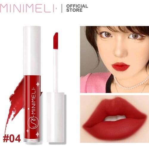 2021 NEW Arrival Matte Velvet Lip Glaze Waterproof Lasting Not EasyTo Fade Lip Gloss Lipstick Makeup Cosmetic Beauty TSLM1