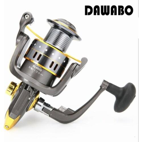 2017 NEW DAWABO Brand 12BB 7000-1000 series Full Metal Spinning Fishing Reel Saltwater Freshwater Carp Feeder Fishing Wheel