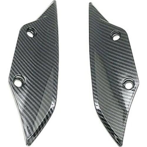 Carbon Fiber Pattern ABS Gloss Front Spoiler Winglets Fairing for BMW S1000RR 2009-2014