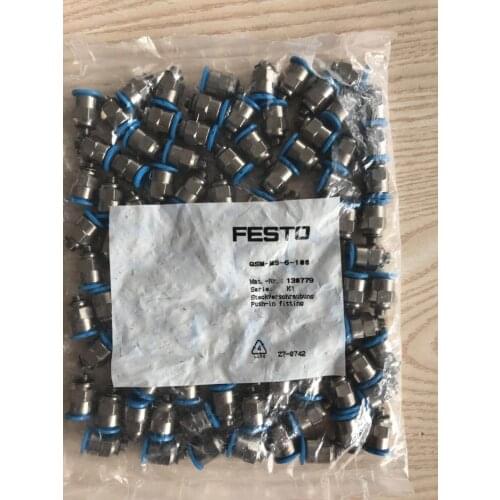 FESTO threaded fitting QSM-M5-6-100 130779 130780 130781 130782 spot
