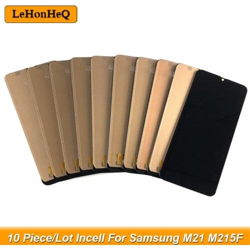 10 Piece/lot For Samsung Galaxy M215 M215F lcd touch screen Digitizer Assembly for Samsung M21 replacement repair parts