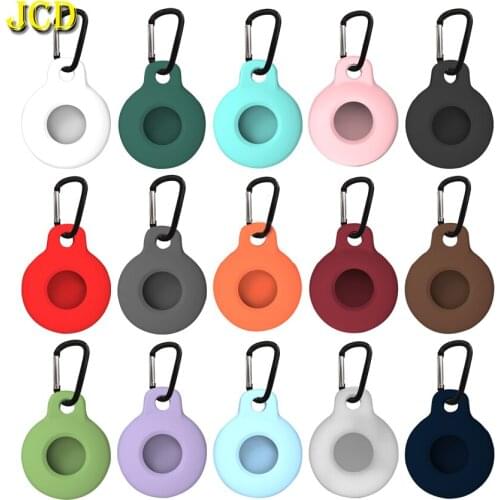 Silicone Protective Case For Apple AirTags Bluetooth Positioning Tracker 2021 Anti-Scratch Anti-Lost Protective Sleeve W/ Keycha