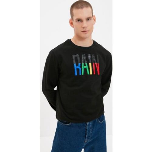 Мужские толстовки с воротником Trendyol China At AliExpress