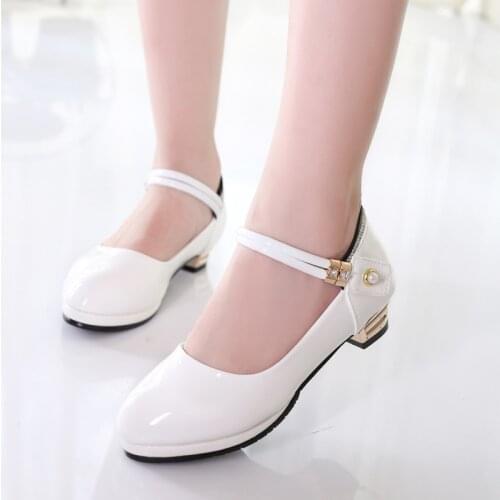 Girls 'Shoes 2018 Spring and Autumn New Childrens High Heel Shoes Dance Performance Shoes Wholesale