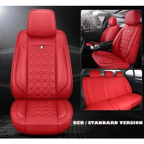 Universal car seat cover leather for Lada Vesta granta fiat 500 punto grande punto dacia duster car decoration Automotive cover