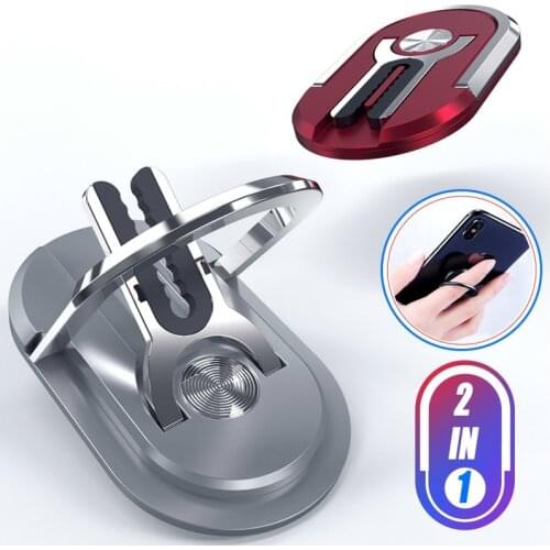 360 Degree Ring Holder Phone Stand Universal Multipurpose Mount Car Air Vent Stand Ring Phone Holder