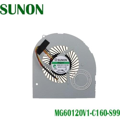 New CPU Cooling Fan For LENOVO Y480 Y480A Y480M Y480N Y480P MG60120V1-C160-S99 5V 2.0W 4pin notebook fan Free Shipping