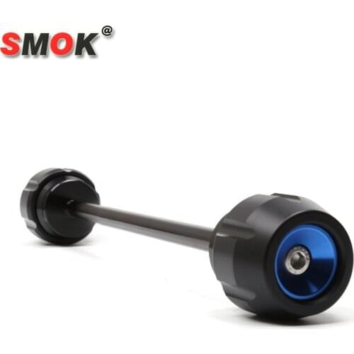 SMOK Motorcycle CNC Aluminum Alloy Front Wheel Axle Fork Crash Sliders Protection For Yamaha MT09 MT-09 MT09 2014 2015 2016 2017