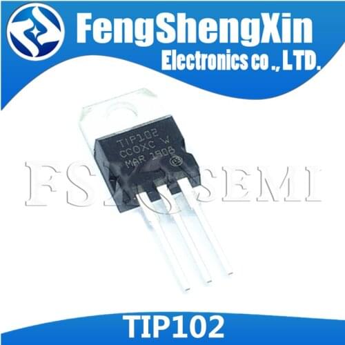 10pcs/lot TIP102 TO-220 T1P102 TO220 Darlington transistor