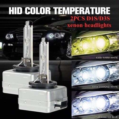 2PCS Auto Xenon Bulbs D1S D3S HID Bulb CBI HID Xenon headlight lamp Car headlamp light 4300K 6000K 8000K Kit