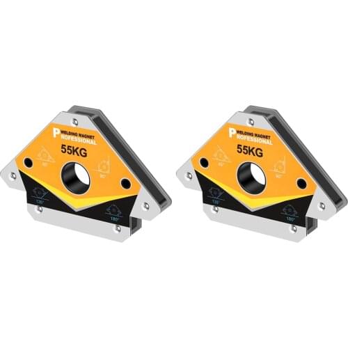 2PCS Welding Positioner Magnetic Corner Holder Soldering Locator for Welding Angles Electrode Tools Magnet Holders