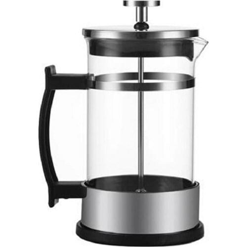 350ml/600ml French Press Glass Coffee Maker Kettle Manual Glass Tea Pot With Handle Espresso Maker Cafetiere With Filter