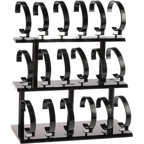 Acrylic Three-Layer 18-Digit Watch Display Storage Rack