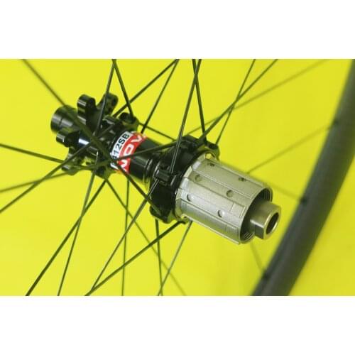 SPEEDSAFE 710g 42mm asymmetric tubualr disc road rear carbon wheel UD 3K 12K Twill Novatec D412SB Shim. 9S 10S 11S or XD XX1