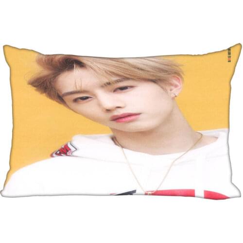 New Arrival Custom GOT7 Mark Satin Pillowcase 35x45cm (one side) Printed Zipper Pillow Cover Custom your image gift