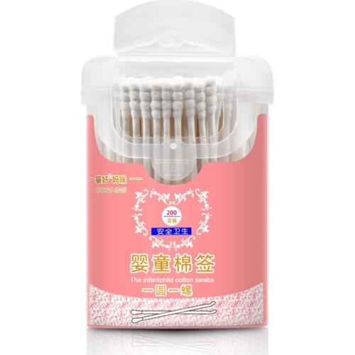 Screw Head Paper Reels Bamboo Cotton Swabs Buds