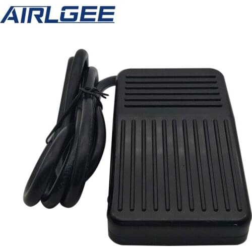 Long life CFS-01 SPDT 10A 250VAC Nonslip Plastic Shell 2M wire Momentary Type 1NO 1NC Foot Pedal Switch Power Control Switch