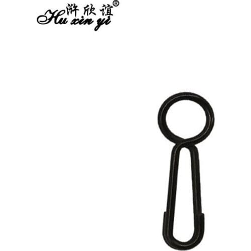 HXY 50PCS Carp Fishing Tackle Quick Kwik Change Link 8 shape Clips Fishing Snap Connector Pin Matt Black Color Fishing Carp