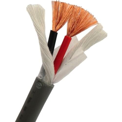 Speaker Cable Engineering Audio cable 2 core 0.75,1,1.5,2,2.5mm² High Fidelity Sound Quality Gray Loudspeaker Wire 5m